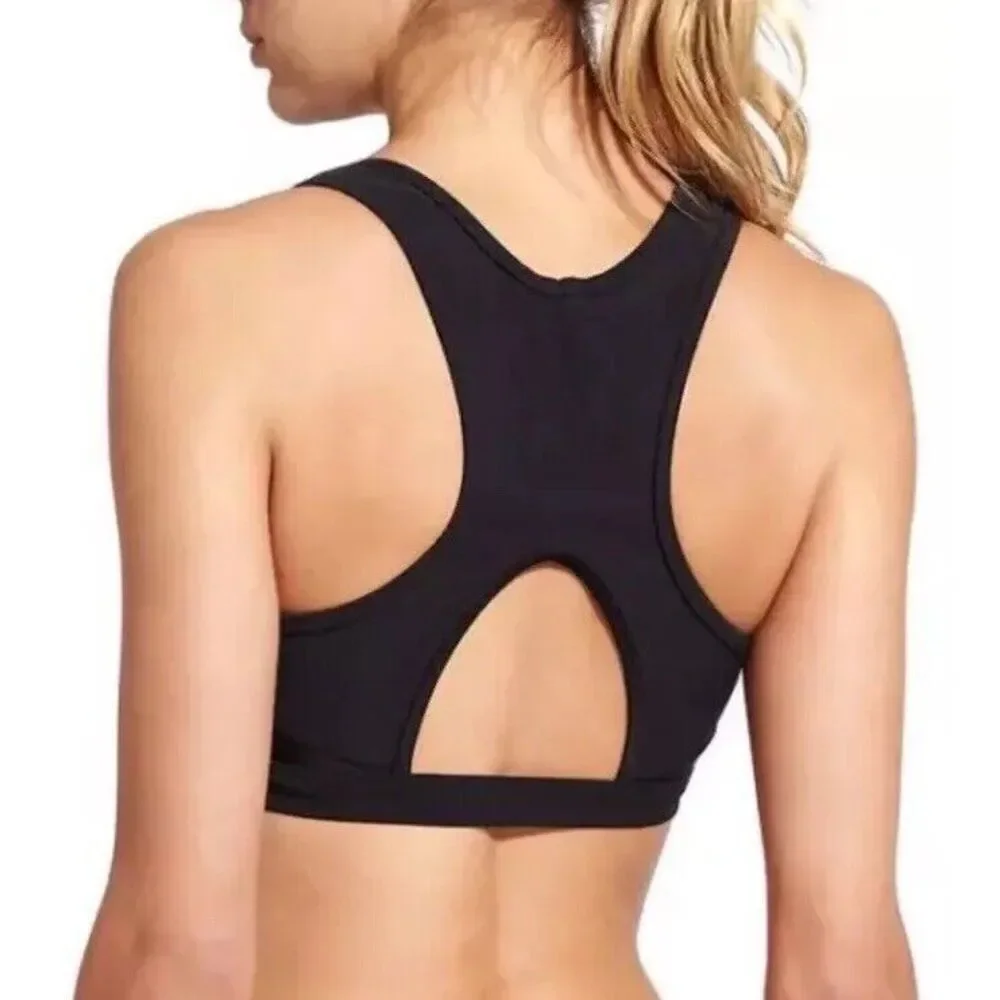 Athleta Streamline Sports Bra Laser Beam Print Multicolor SZ S 213142 T0508 - Picture 2 of 6